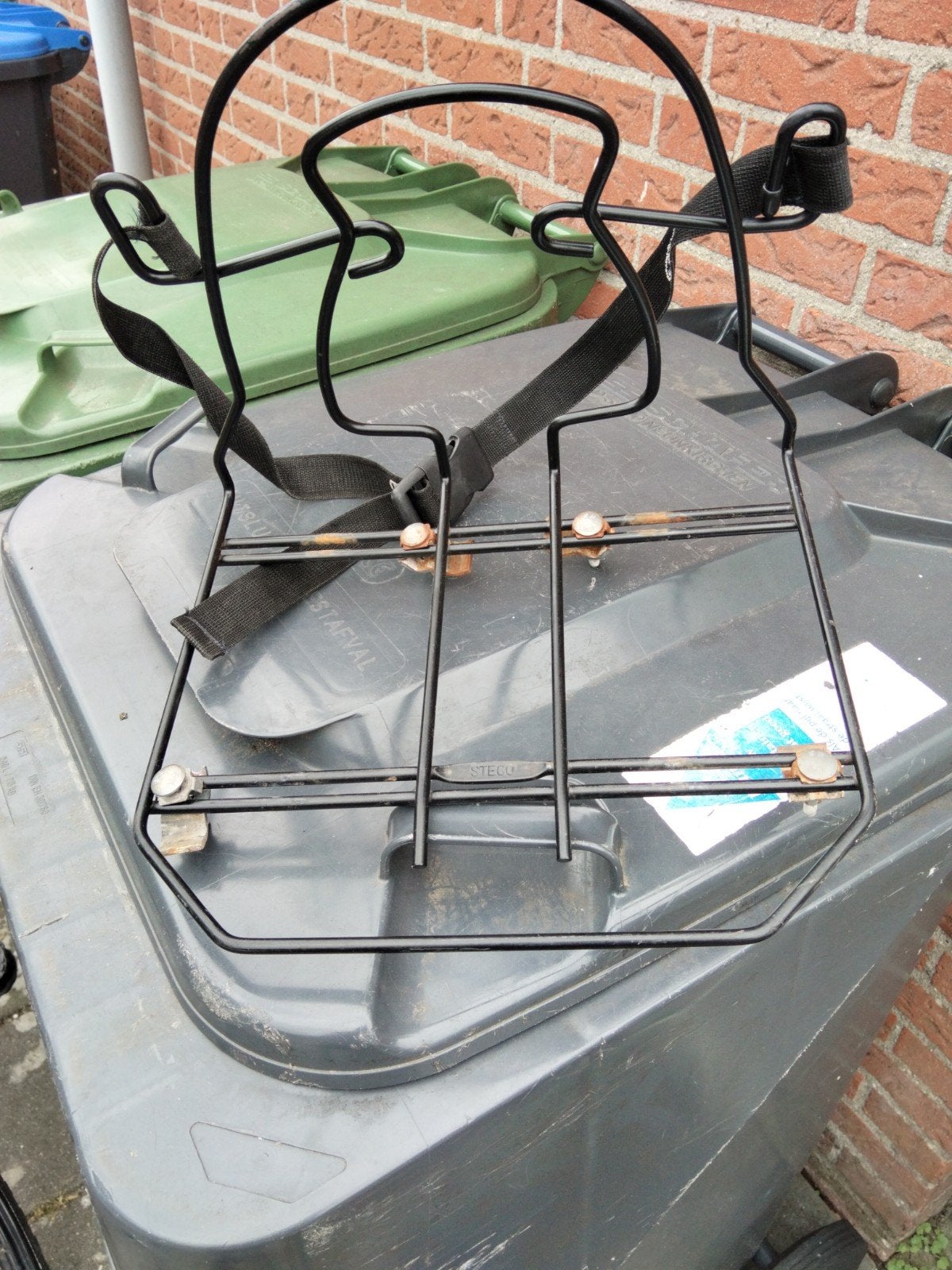 Steco fietsmanddrager voorop, Ophalen of Verzenden, Gebruikt