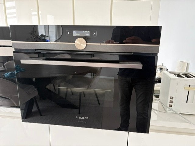 Siemens inbouw stoomoven iQ700 Studionline, Witgoed en Apparatuur, Ophalen, Minder dan 45 cm, Siemens, Inbouw