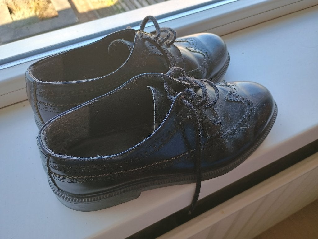 Nette heren Lakschoenen maat 42., Zwart, Ophalen of Verzenden, Gedragen, Veterschoenen