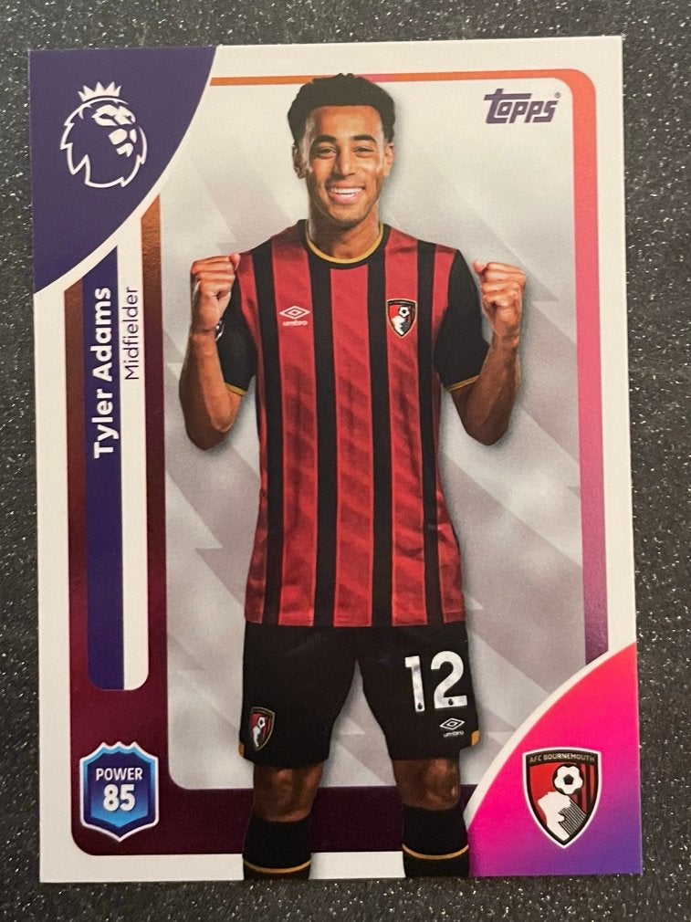 Topps Premier League 25/26   ADAMS    BOURNEMOUTH, Verzenden, Zo goed als nieuw, Plaatje