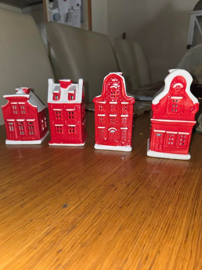 Postcodeloterij huisjes nr. 1, 3, 6, 8 (set van 4), Verzenden, Gebruikt, 1 t/m 20