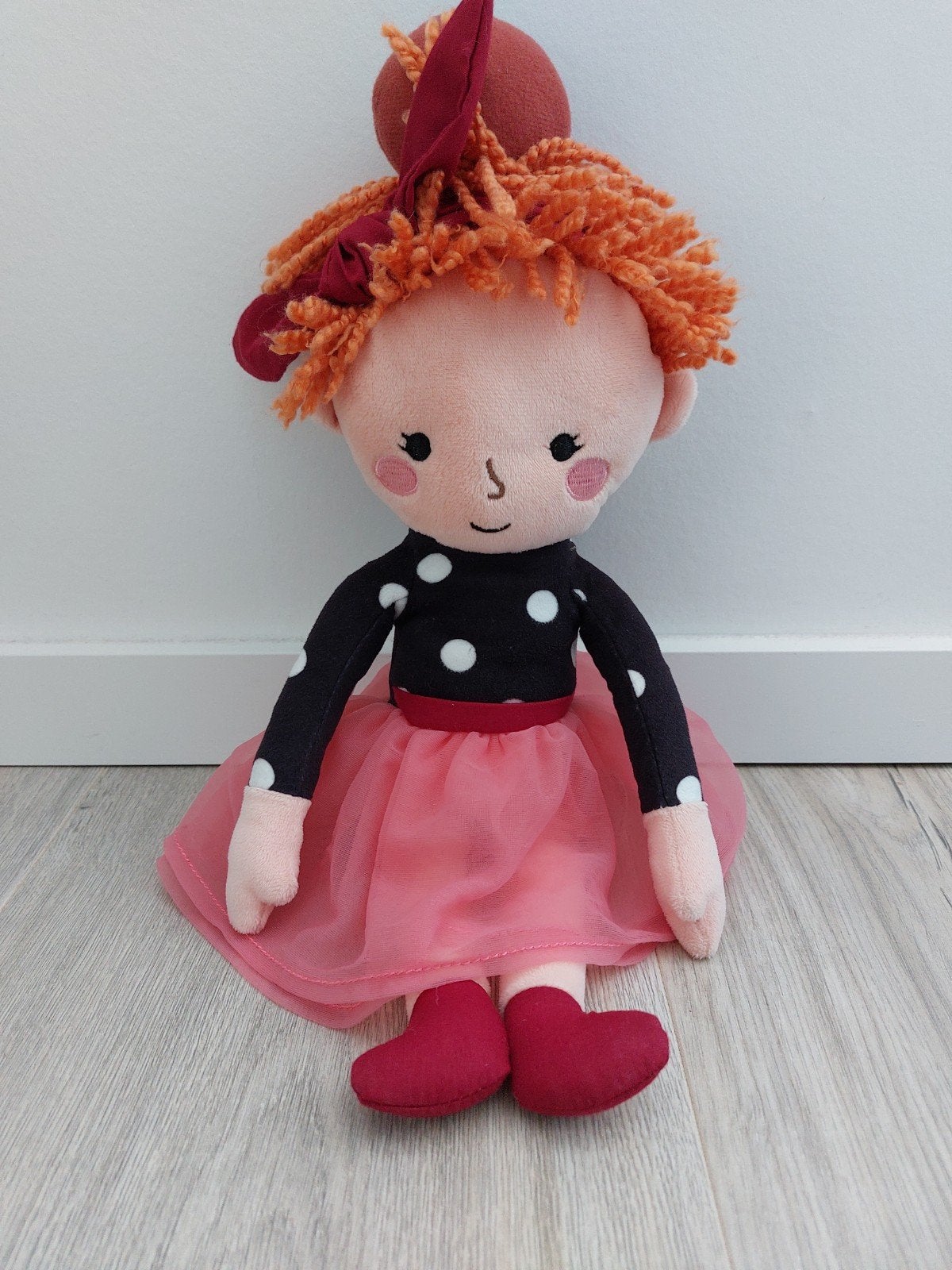 Knuffel Hema pop meisje ballerina tule rok L661, Kinderen en Baby's, Speelgoed | Knuffels en Pluche, Ophalen of Verzenden, Zo goed als nieuw