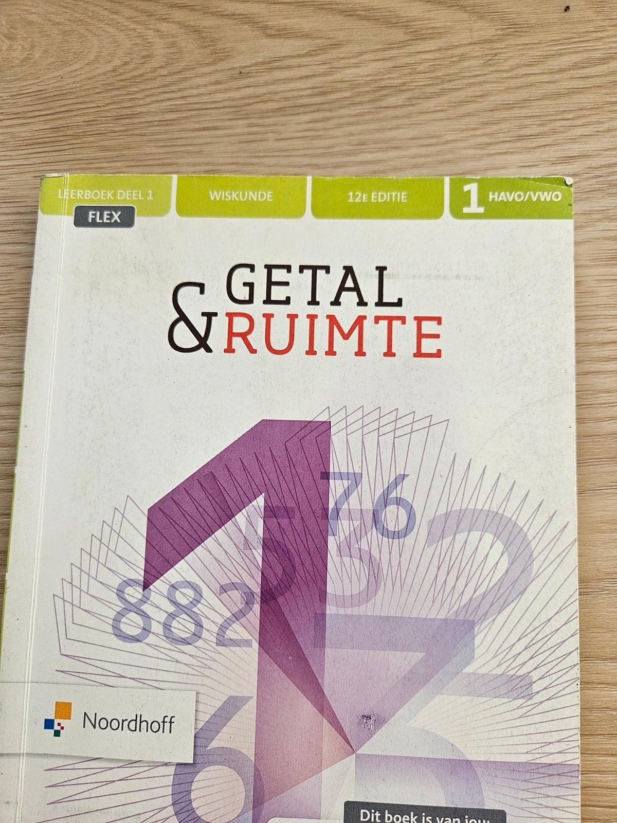 Wiskunde Getal & Ruimte HAVO/VWO deel 1 12e editie, Boeken, Onbekend, Wiskunde A, HAVO, Ophalen of Verzenden