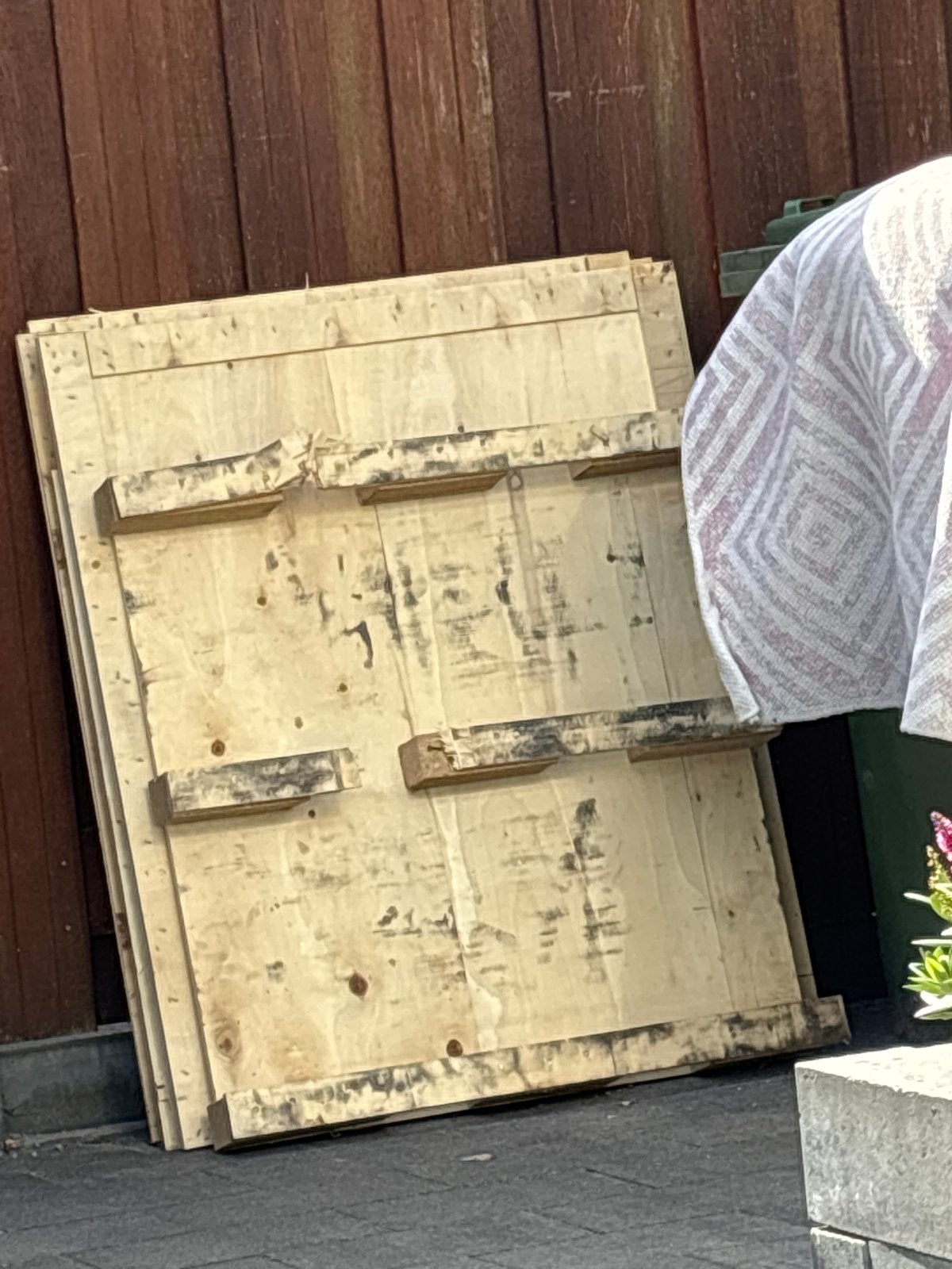 Gebruikte houten pallets/planken, Doe-het-zelf en Verbouw, Hout en Planken, Ophalen, Gebruikt, Minder dan 25 mm, Overige typen