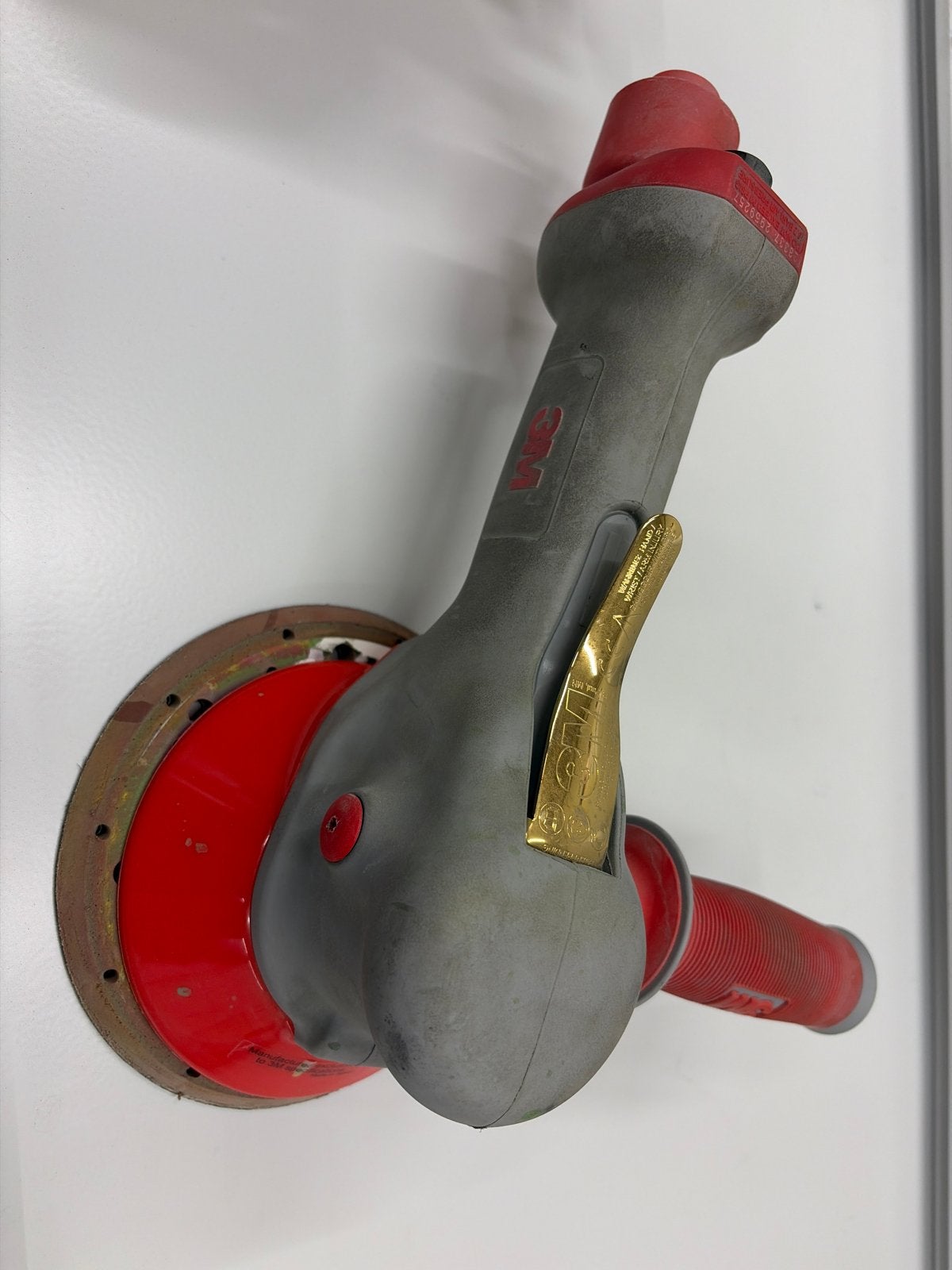 3M excentrische schuurmachine, 150 mm, 10 mm schuuruitslag, Ophalen of Verzenden, Zo goed als nieuw, Minder dan 600 watt, Excentrische schuurmachine