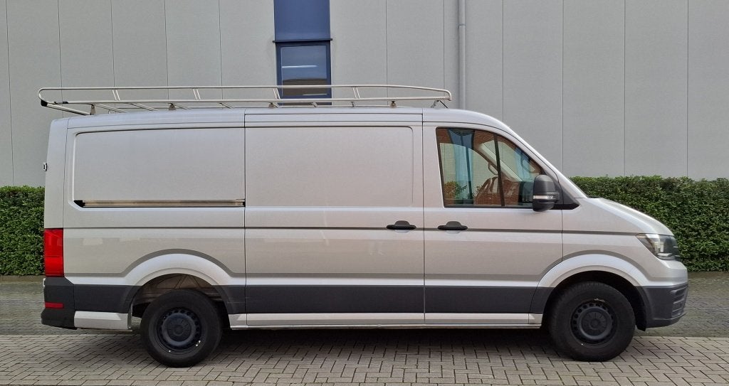 VOLKSWAGEN Crafter GB 2.0 TDI 102pk L2H1 364/3000 FWD 3 ZITS, Auto's, Stof, Gebruikt, Euro 6, 4 cilinders