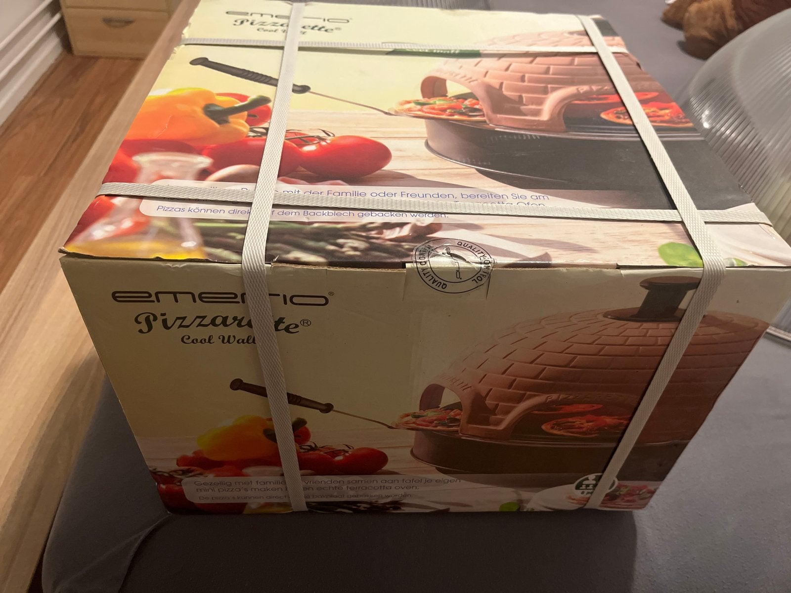 Emerio Pizzarette Pizzaoven - Nieuw in doos, Witgoed en Apparatuur, Ovens, Overige merken, Pizzaoven, Nieuw, Ophalen of Verzenden