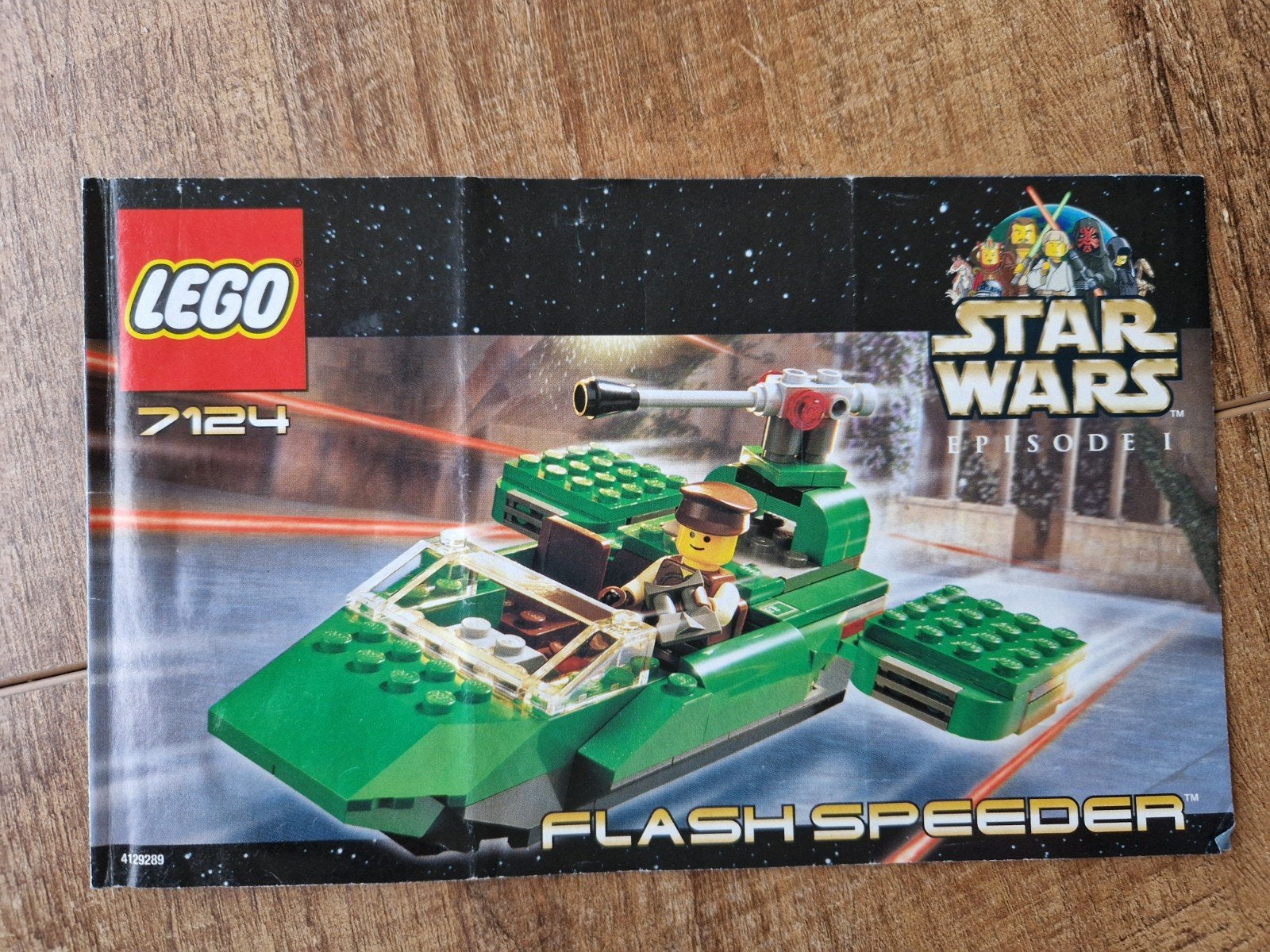 LEGO Star Wars 7124 Flash Speeder met instructies, Kinderen en Baby's, Speelgoed | Duplo en Lego, Compleet, Gebruikt, Star Wars