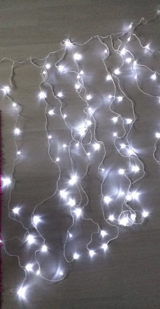 Kerstverlichting voor binnen en buiten 8 standen., Overige materialen, Gebruikt, Minder dan 50 watt, Overige typen