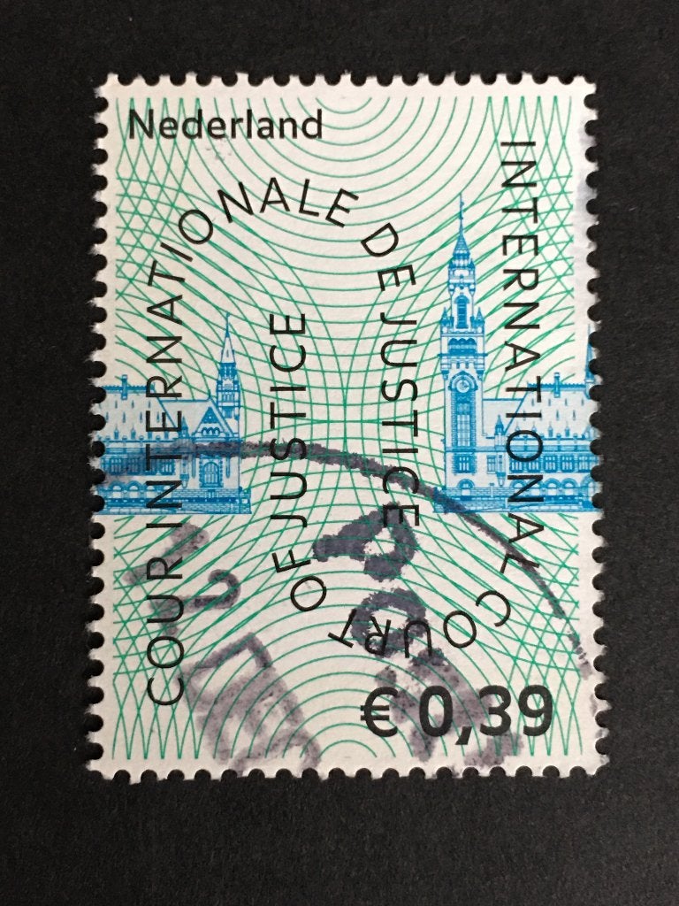 3345 Nederland Cour Internationale de Justice € 0,39, Ophalen of Verzenden, Na 1940, Gestempeld