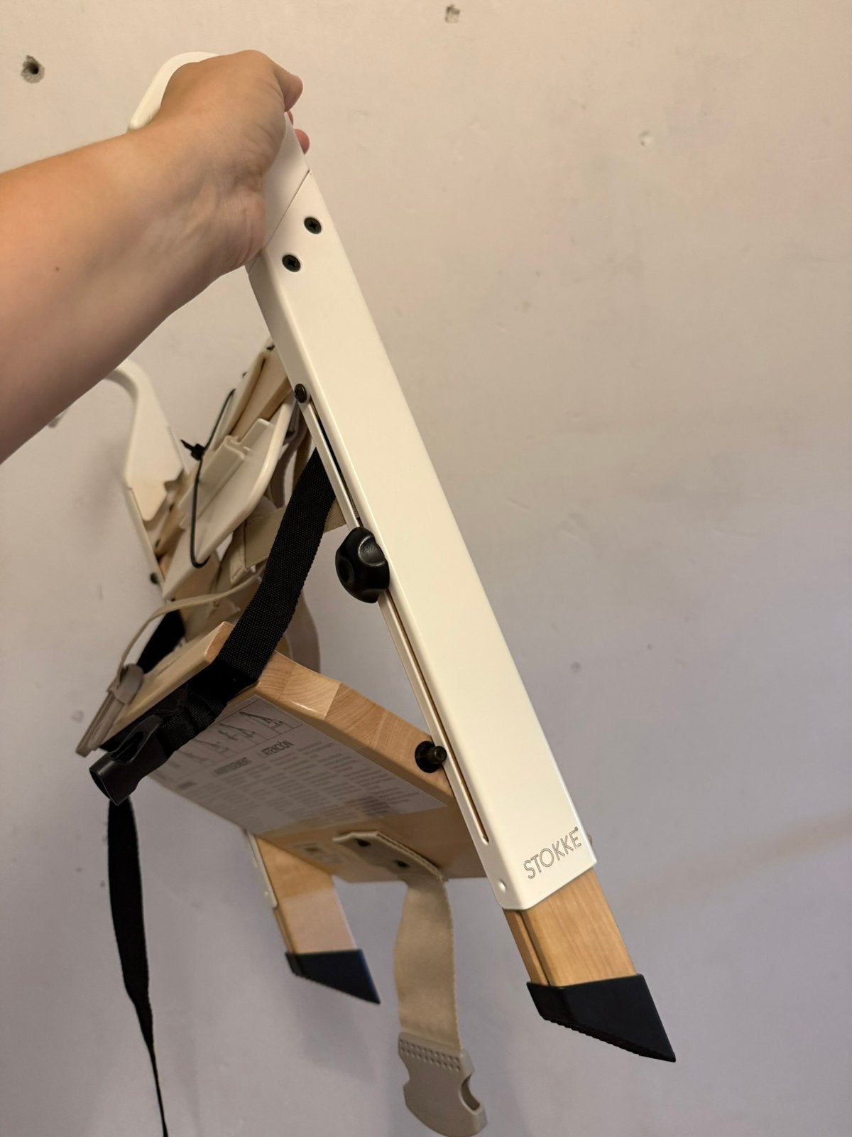 Stokke Handysitt opzetstoel, Ophalen, Zo goed als nieuw