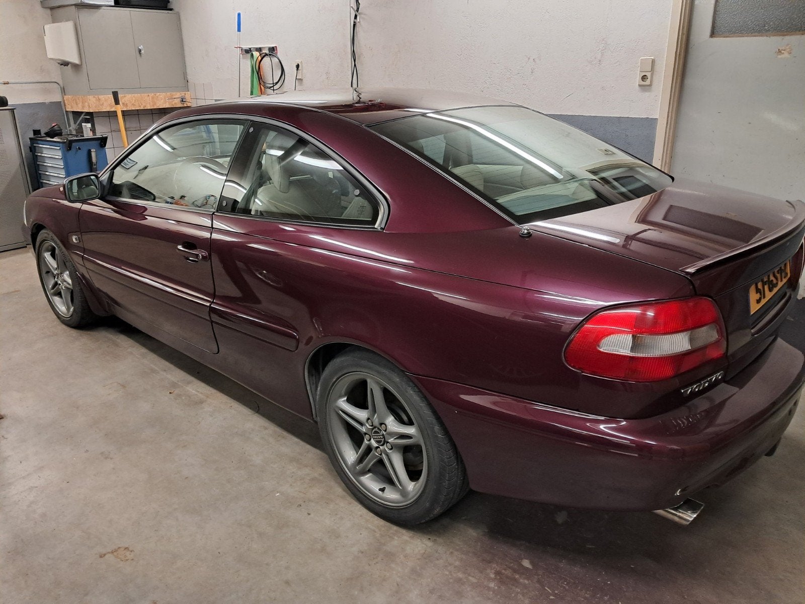 Volvo C70 2.4 T AUT 2001 paars, Auto's, C70, Beige, Overige kleuren, 4 stoelen
