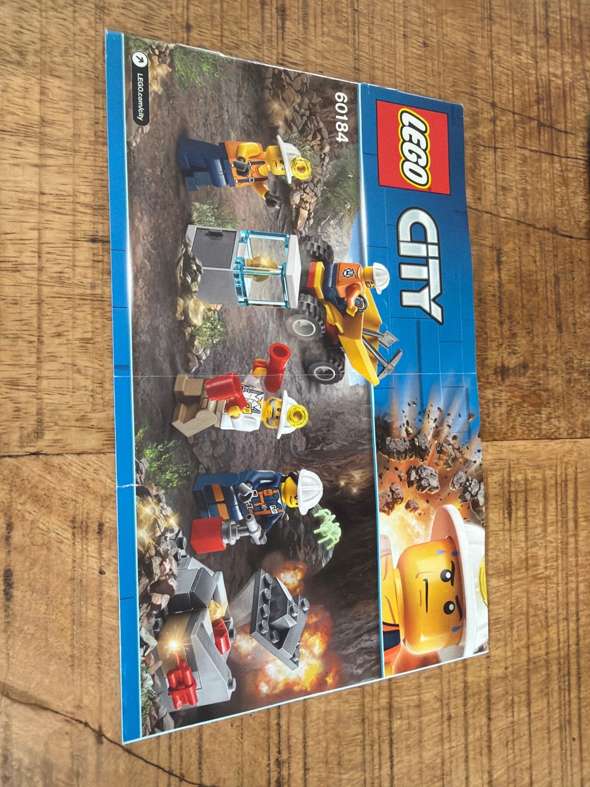 Lego City 60184 Mijnwerkers Starterset - Handleiding, Lego, Accessoire, Ophalen of Verzenden, Inclusief instructies