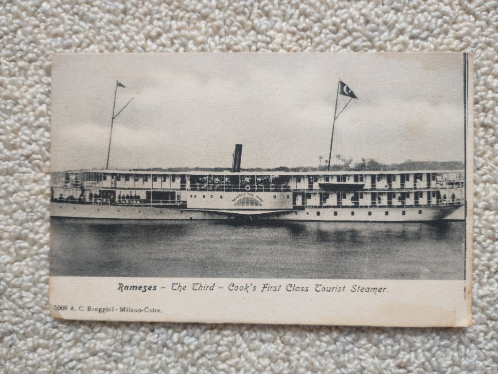 Scheepvaart, stoomschip The Third., Verzamelen, Verzenden, Zo goed als nieuw, Kaart, Foto of Prent