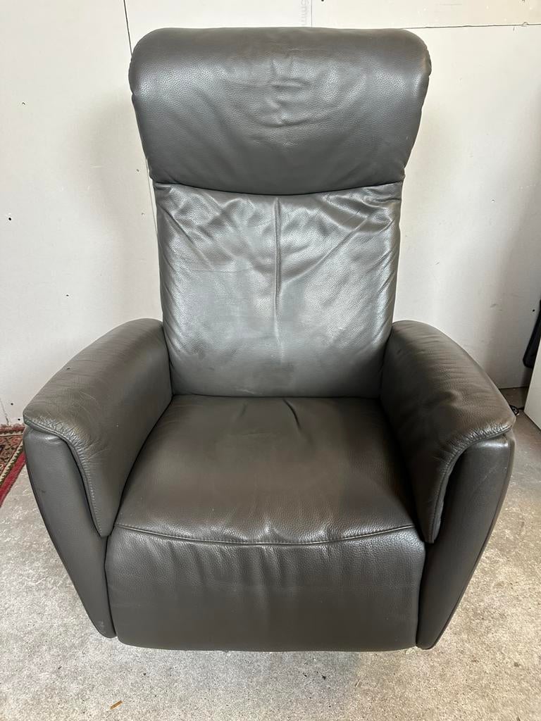 HJORT KNUDSEN fauteuil leer