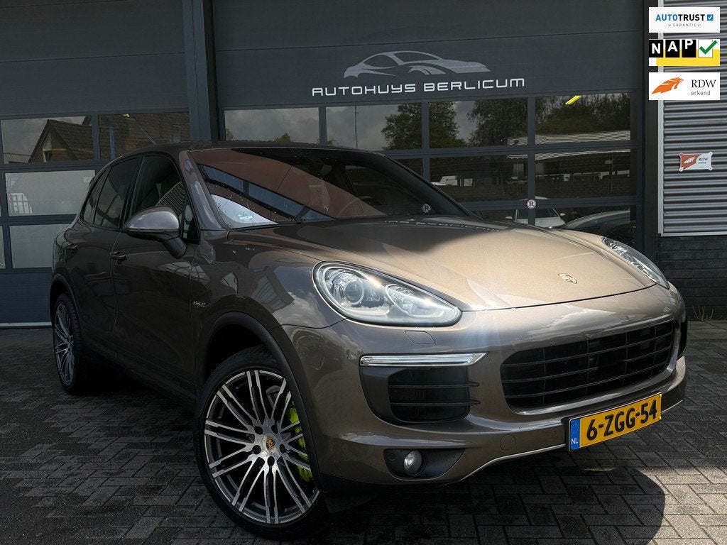 Porsche Cayenne 3.0 S E-Hybrid Pano Memory Luchtvering Stoel, Auto's, Porsche, Bedrijf, Te koop, Cayenne, 360° camera, 4x4, ABS