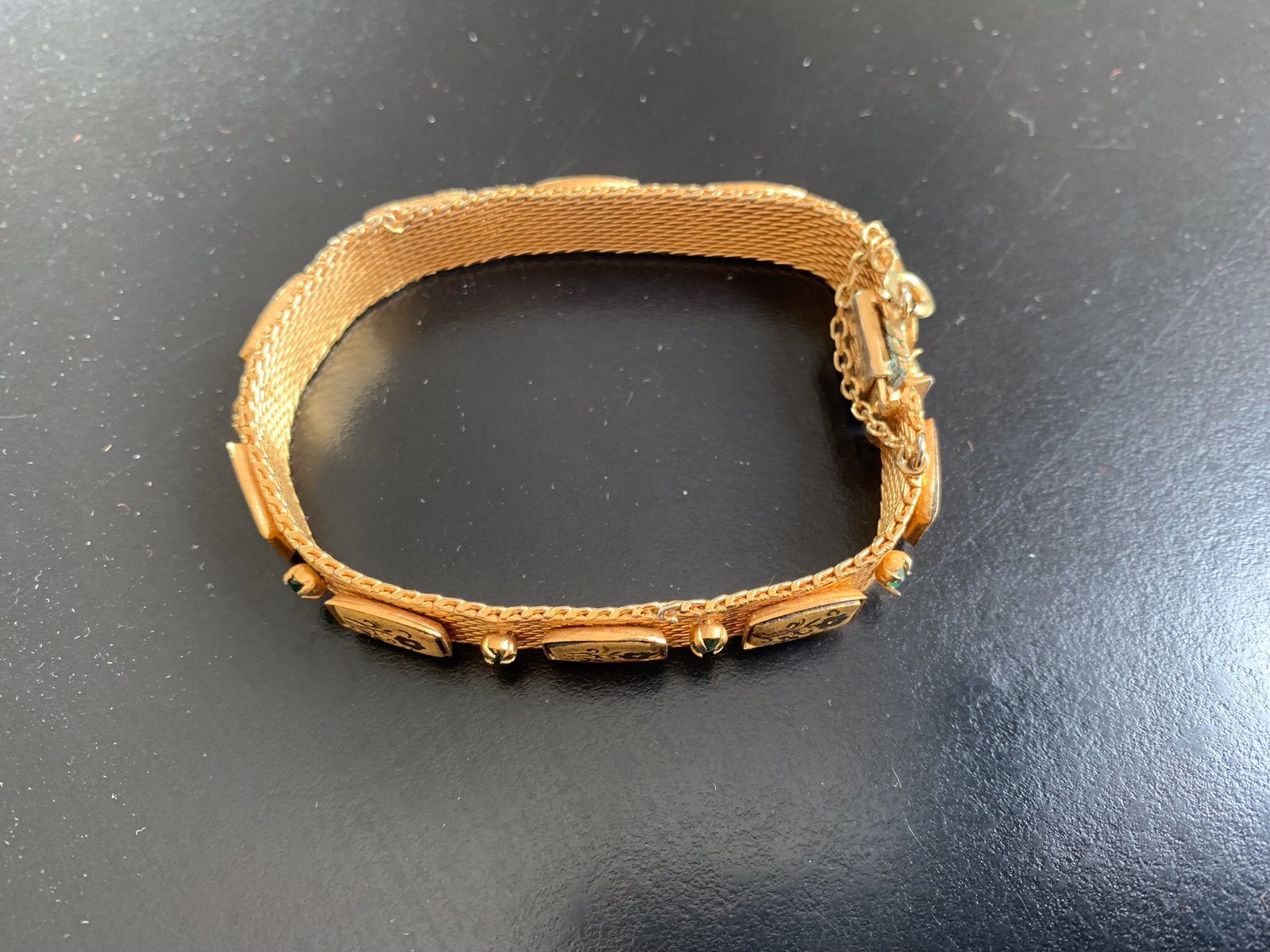 Goudkleurige mesh-armband Radi, Ophalen, 19 tot 20, Zo goed als nieuw, Dame