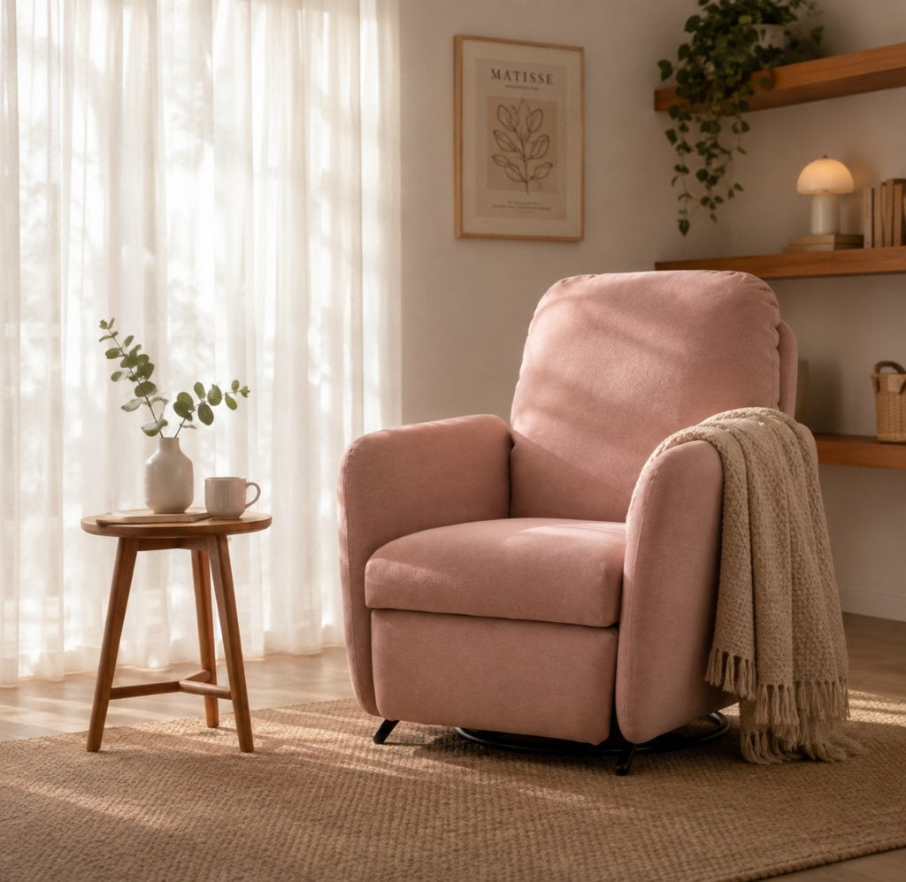 IKEA EKOLSUND relaxfauteuil oudroze, Ophalen, Gebruikt, 75 tot 100 cm, 75 tot 100 cm