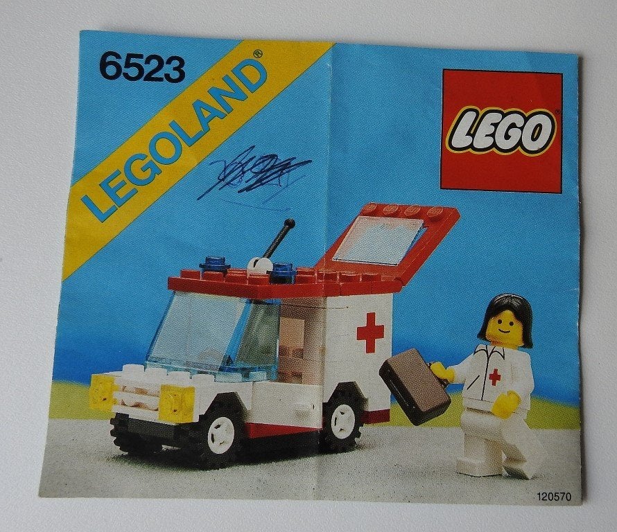 Lego 6523 Ziekenwagen  1987, Verzenden, Gebruikt