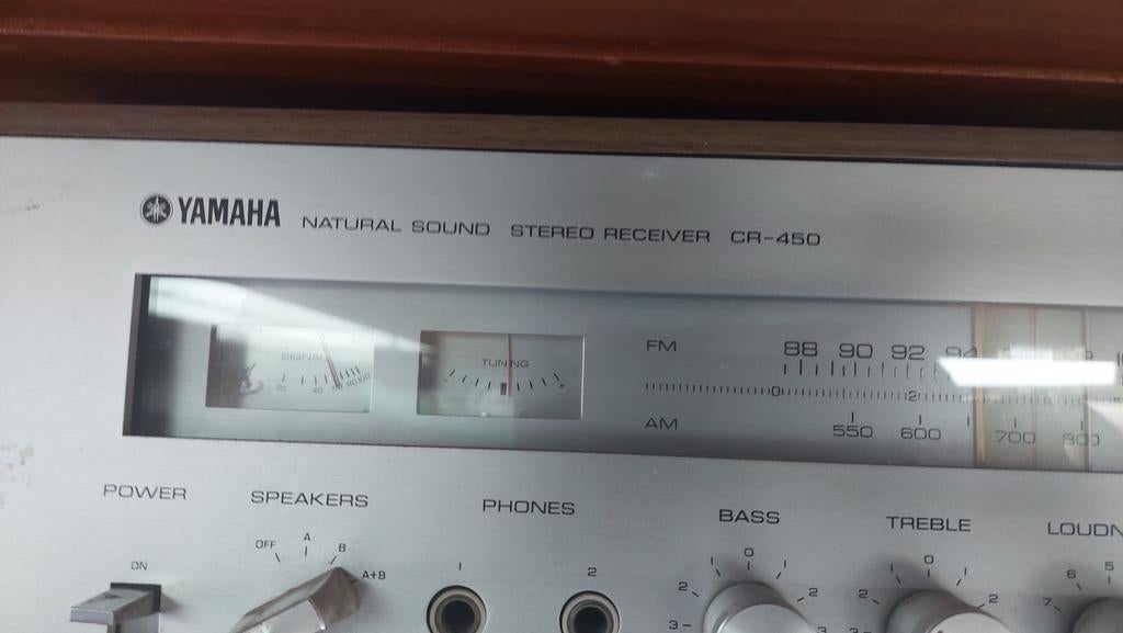 Yamaha CR-450 Natural Sound Stereo Receiver, Audio, Tv en Foto, Versterkers en Receivers, Ophalen, Gebruikt, Yamaha, 60 tot 120 watt