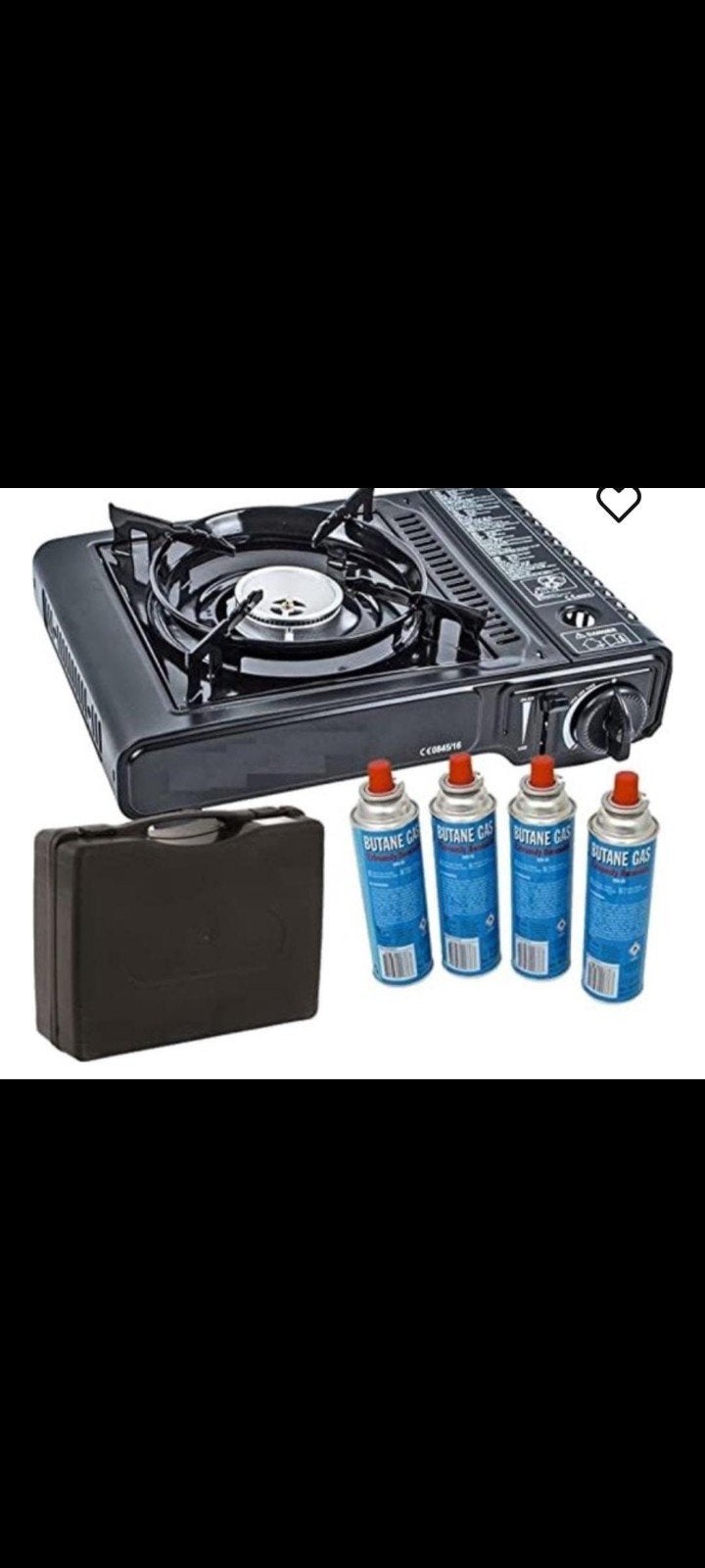 campingstove/noodfornuis incl gas, Ophalen of Verzenden, Nieuw