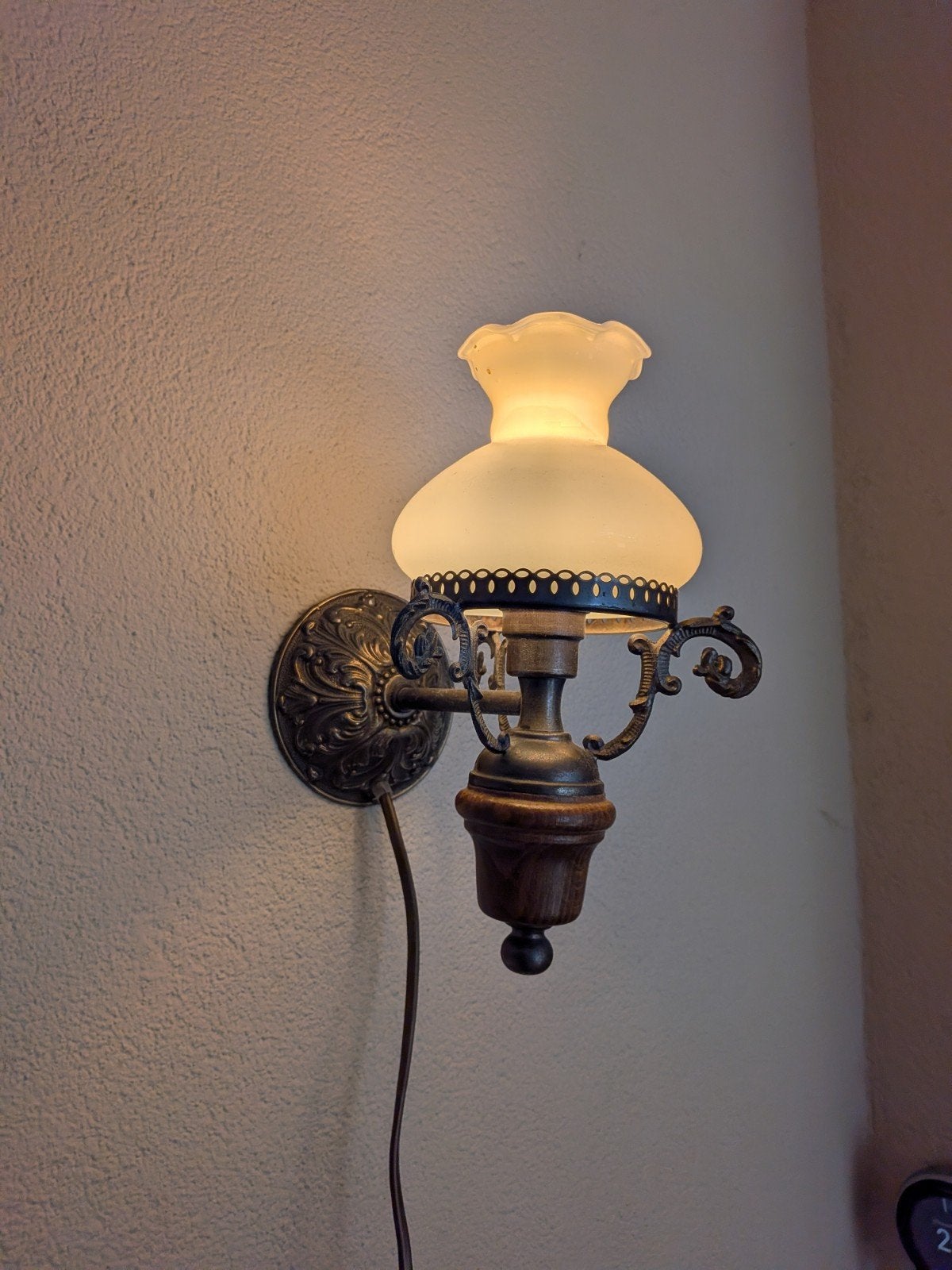 Klassieke Italiaanse Wandlamp (Reccagni Angelo)
Olielamp Sti, Ophalen, Zo goed als nieuw, Glas