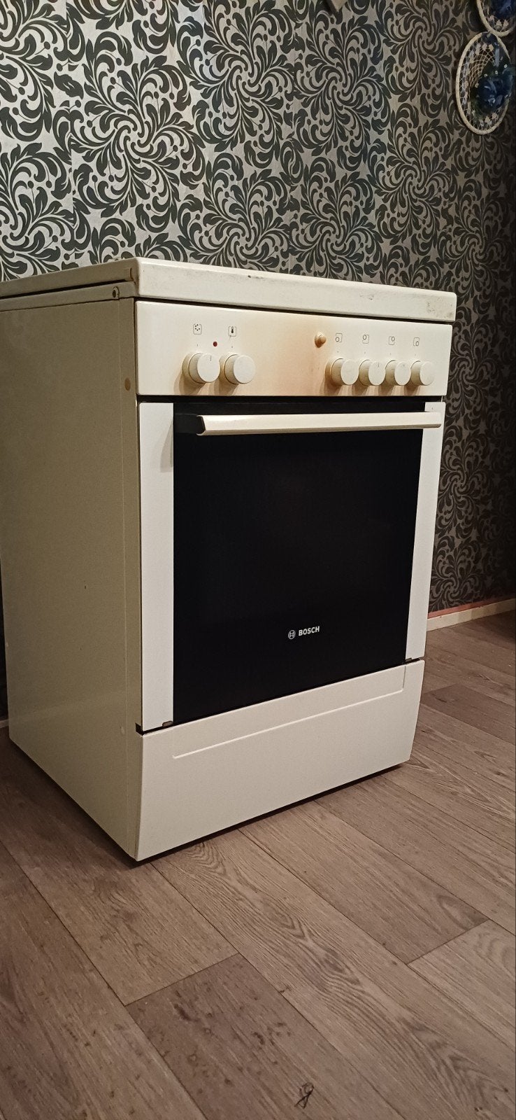 Bosch Vrijstaand Gasfornuis met Oven - Gebruikt, Witgoed en Apparatuur, Gebruikt, 60 cm of meer, Gas, Vrijstaand