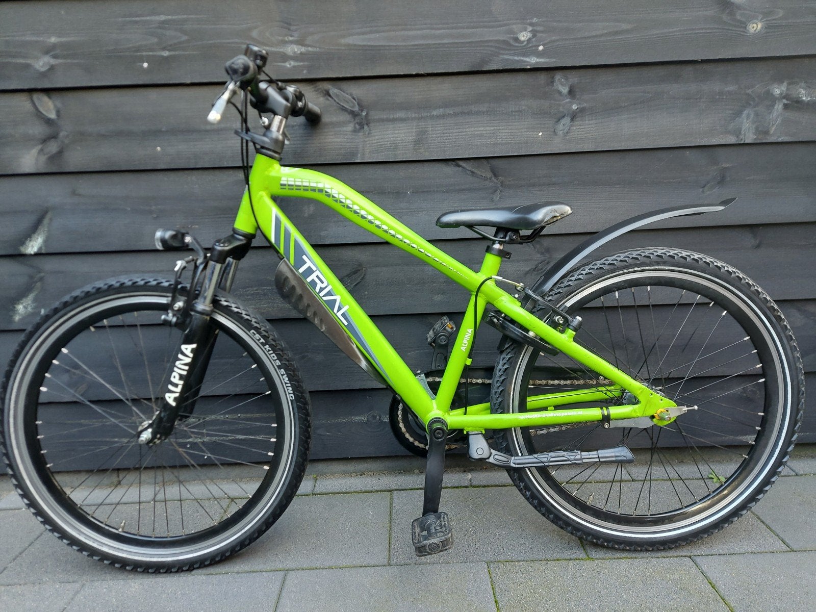mooie alpina trial jongensfiets 24inch met 3versnellingen, Ophalen, Gebruikt, 24 inch