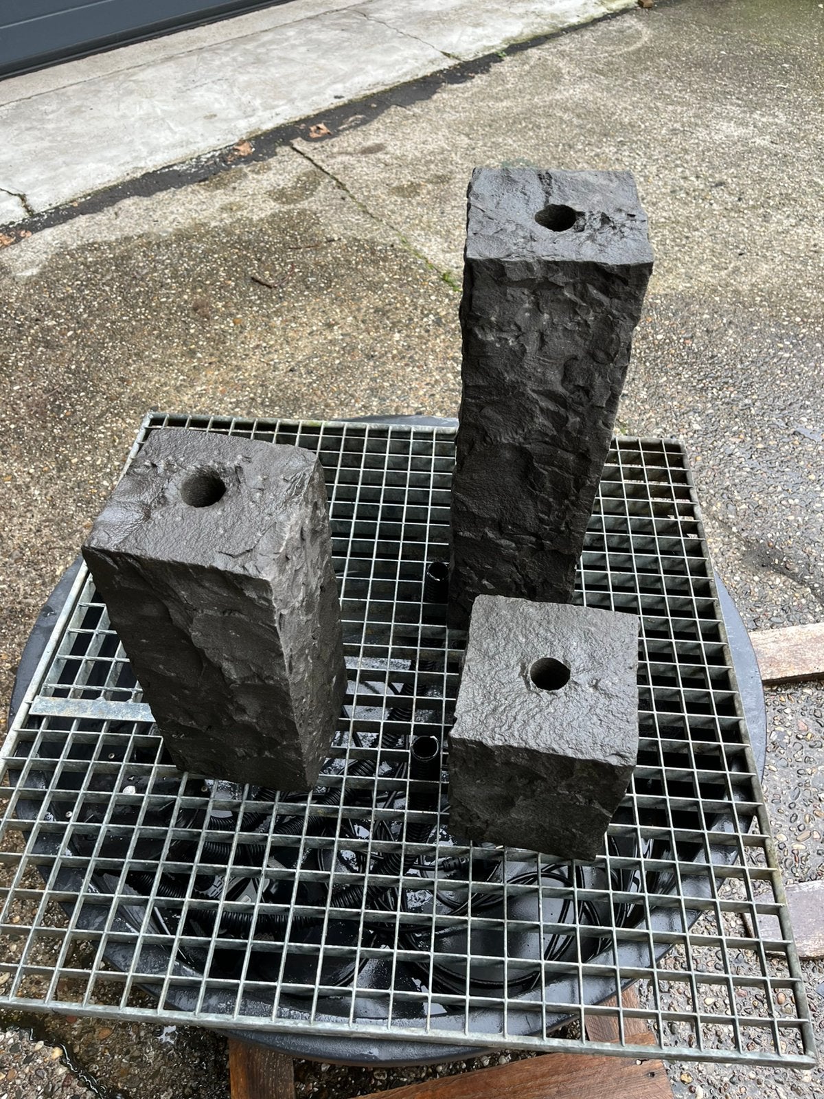 Ornamenten complete set, Tuin en Terras, Ophalen, Gebruikt, Graniet, Overige typen