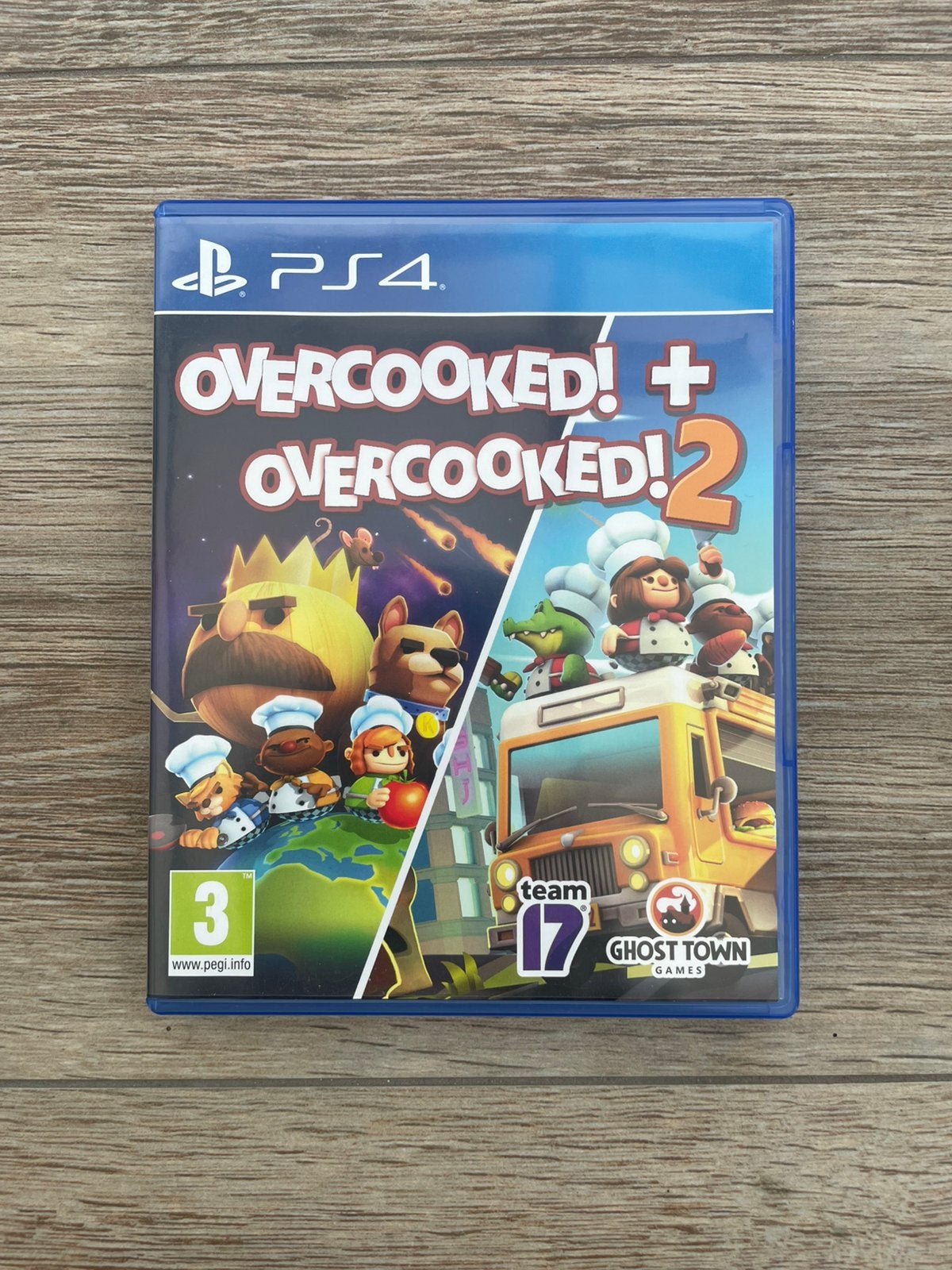 Overcooked 1 + 2 - Playstation 4 Game - Zo goed als nieuw, Spelcomputers en Games, 1 speler, Racen en Vliegen, Ophalen of Verzenden