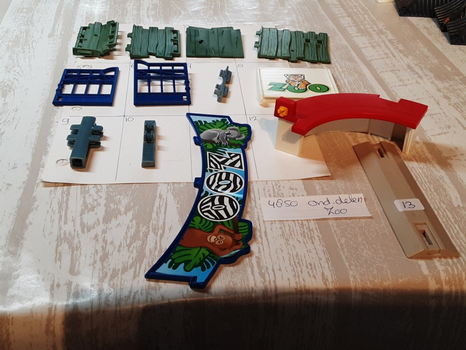 onderdelen dieren tuin ZOO 4850, Kinderen en Baby's, Speelgoed | Playmobil, Gebouw, Losse onderdelen, Zo goed als nieuw, Family fun
