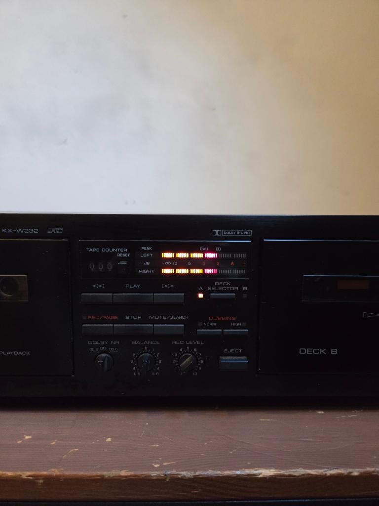 Yamaha Double Cassettedeck KX-W232, Ophalen of Verzenden, Dubbel, Overige merken