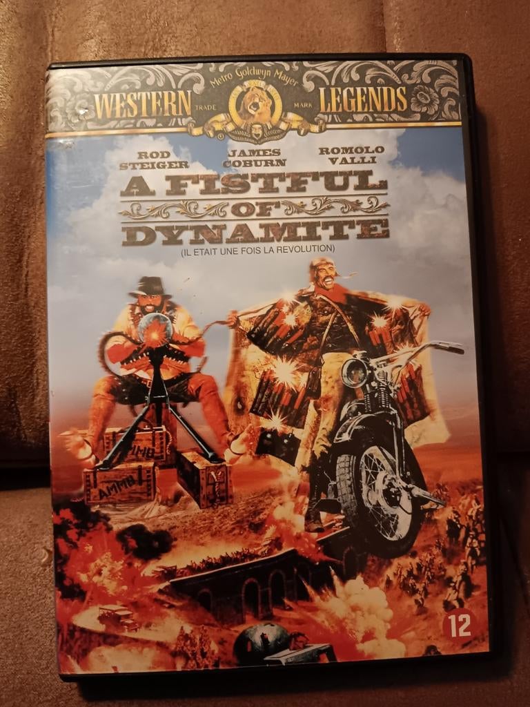 A fistful of dynamite dvd western, Ophalen of Verzenden, 1960 tot 1980, Zo goed als nieuw, Actie en Avontuur