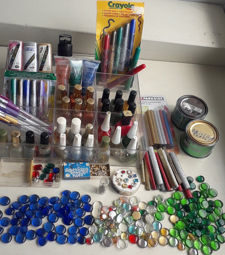 Hobby glitters - leuke partij -, Ophalen of Verzenden