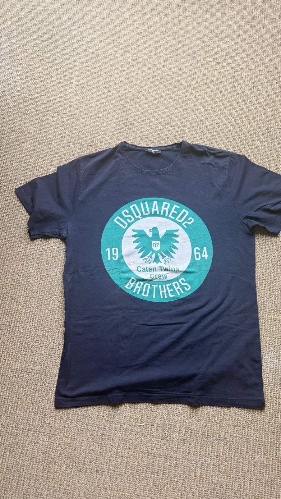 Dsquared2 XL shirt, Kleding | Heren, T-shirts, Ophalen of Verzenden, Zo goed als nieuw, Maat 56/58 (XL), Zwart