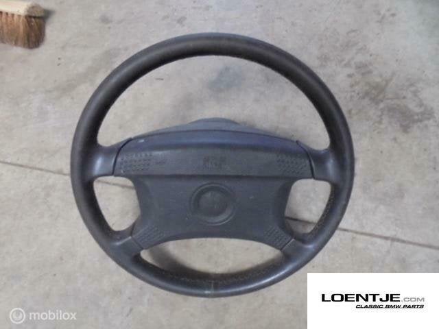 leren airbag stuur bmw e30 325i 320i 318i 316i 318is, Auto-onderdelen, Besturing, Gebruikt, Ophalen of Verzenden, BMW, BMW