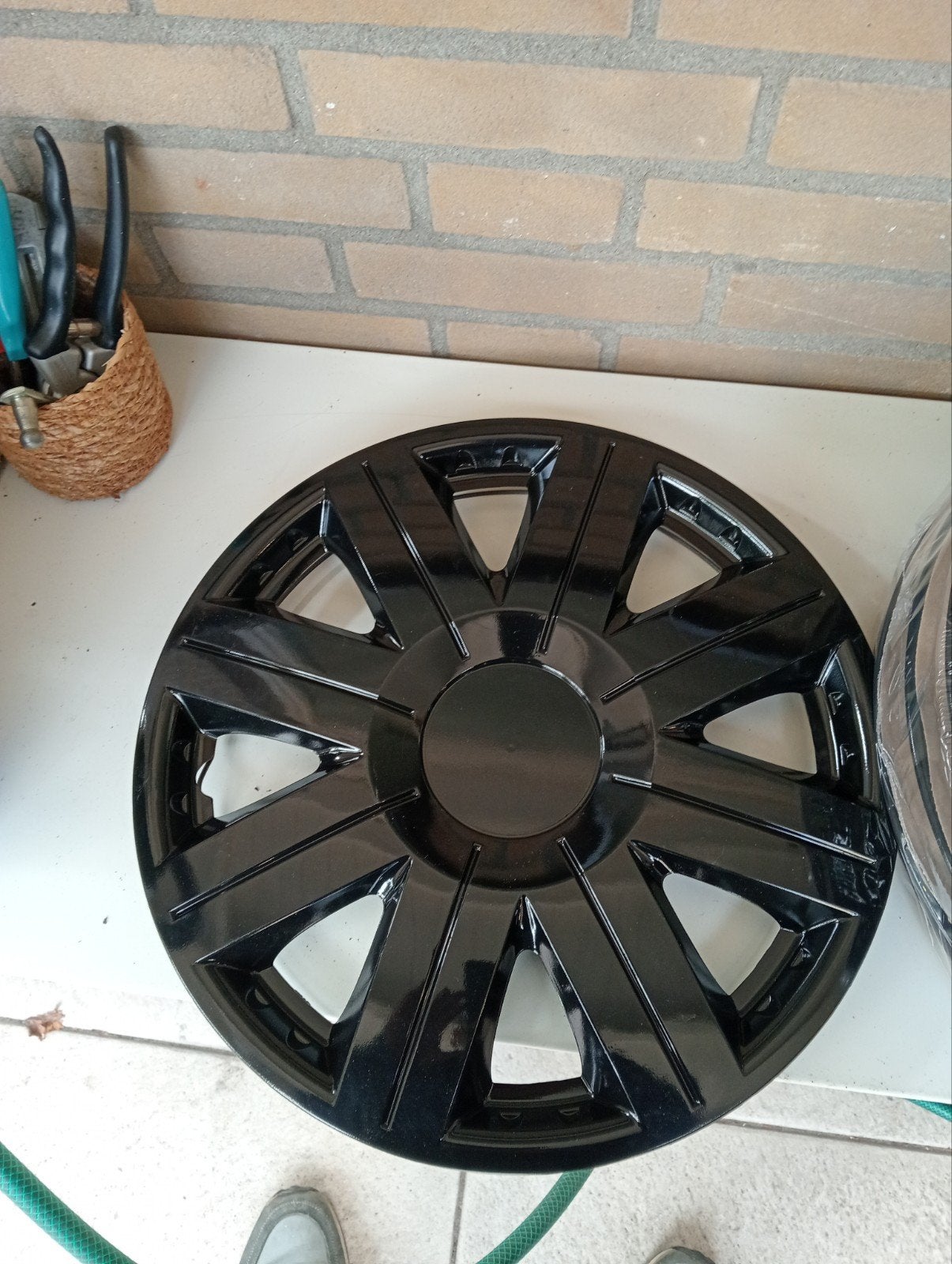 Zwarte wieldoppen set - Nieuw, 14 inch, Ophalen of Verzenden, Nieuw