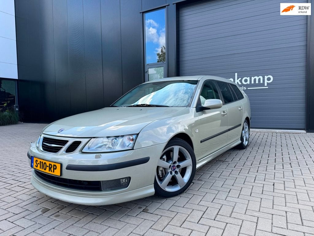 Saab 9-3 Sport Estate 2.8 T V6 Aero | 158 dkm | 6-bak | Schu, Auto's, Voorwielaandrijving, Gebruikt, Handgeschakeld, 1600 kg