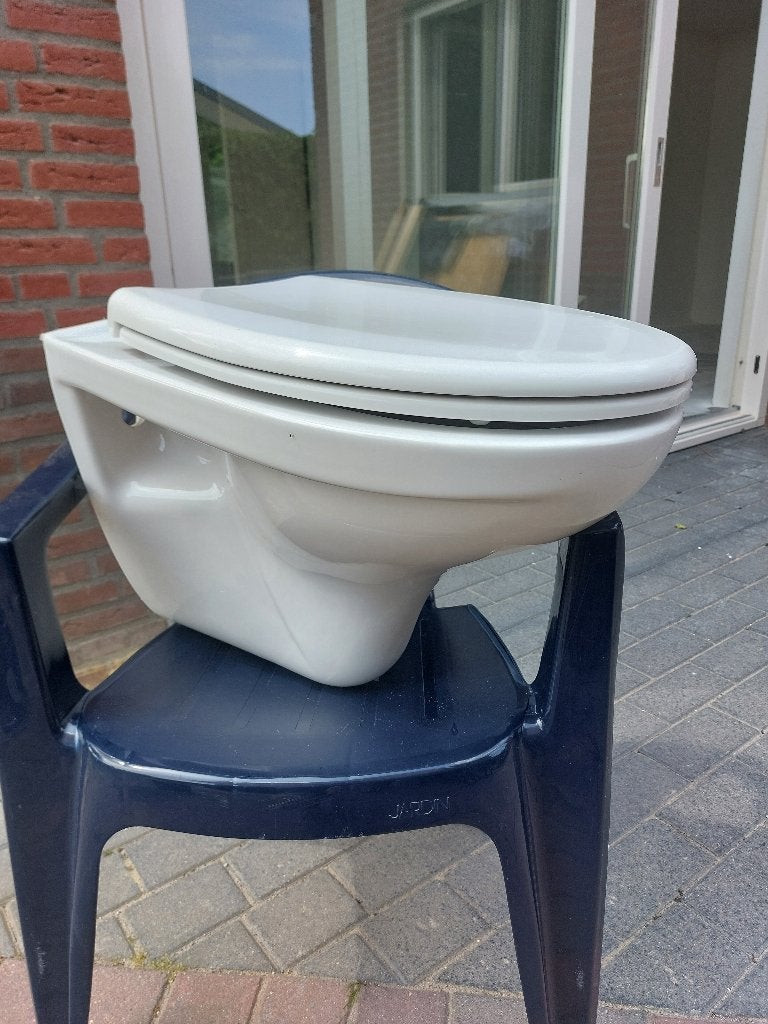 WC-pot met bril, Ophalen, Minder dan 50 cm, Overige typen, Zo goed als nieuw