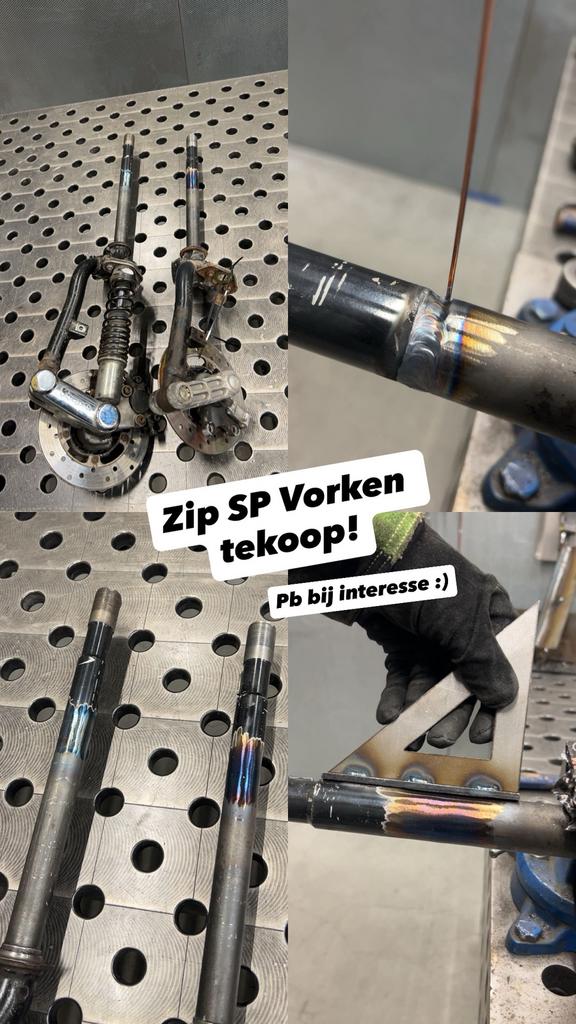 Piaggio zip SP voorvork, Ophalen