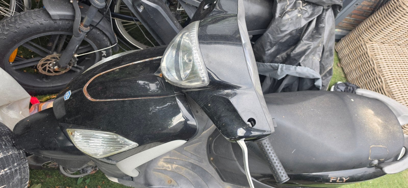 Piaggio Fly Scooter - Zwart, Gebruikt, Ophalen of Verzenden, Gebruikt, Benzine, Piaggio