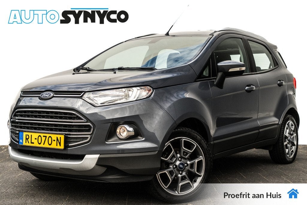 Ford EcoSport 1.0 125 PK EcoBoost Titanium | Keyless | Clima, Auto's, Ford, Automatische klimaatregeling, Gebruikt, Ecosport, Met garantie (alle)