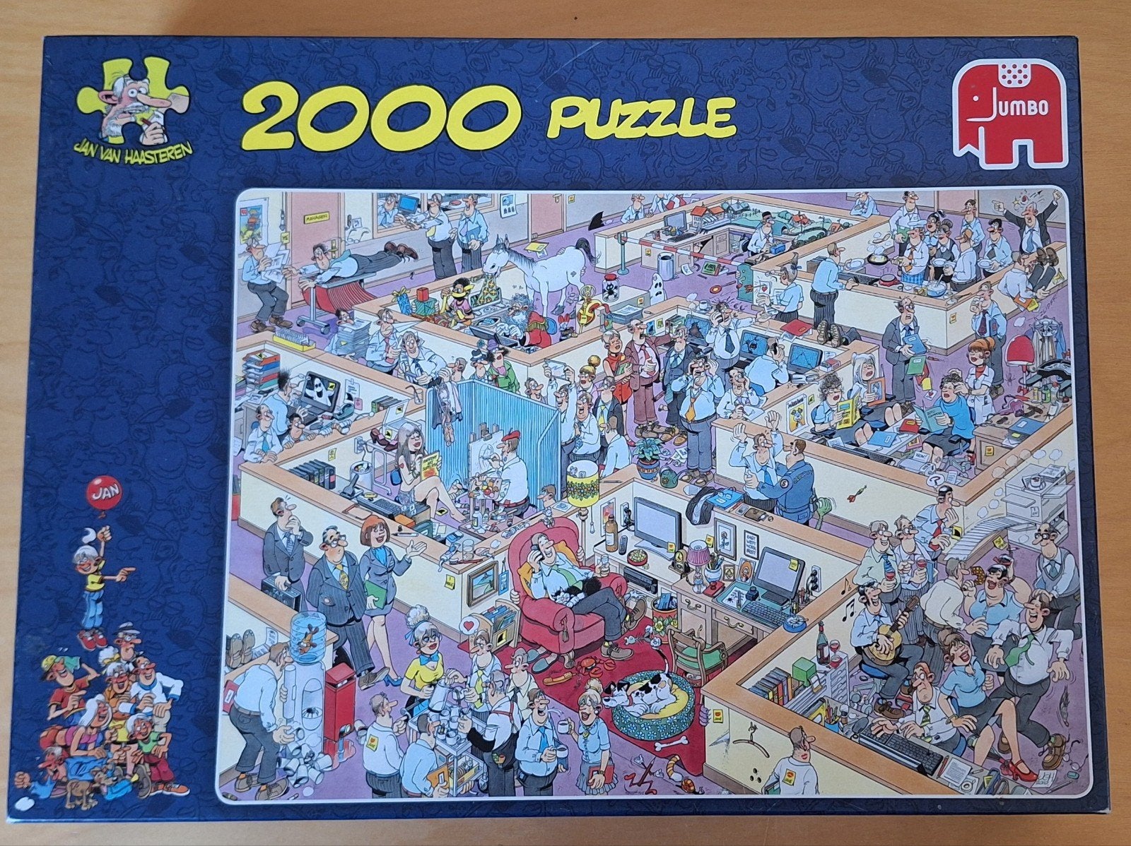 Jan van Haasteren puzzel; Het Kantoor, Ophalen of Verzenden, Meer dan 1500 stukjes, Zo goed als nieuw, Legpuzzel