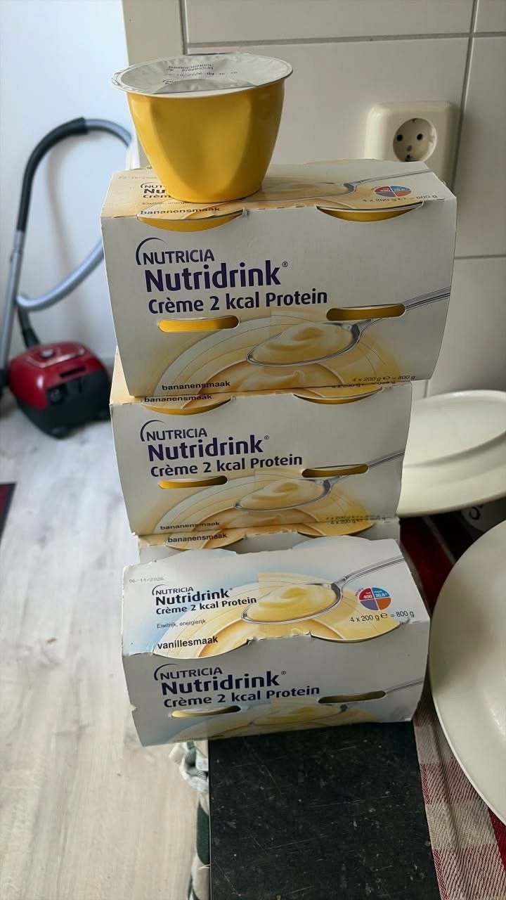 Nutridrink toetjes, Ophalen