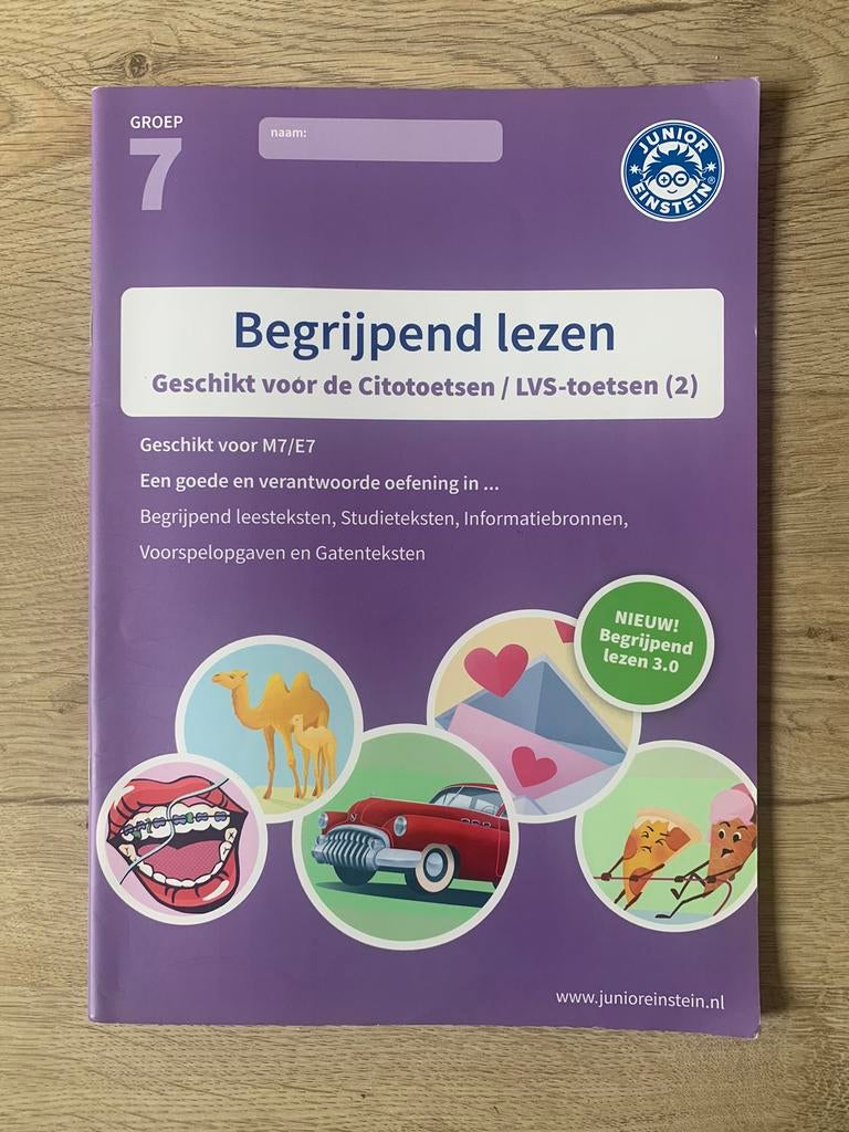Citotoets groep 7 begrijpend lezen DIGITAAL oefenboek, Ophalen, Alpha, Zo goed als nieuw, Overige niveaus