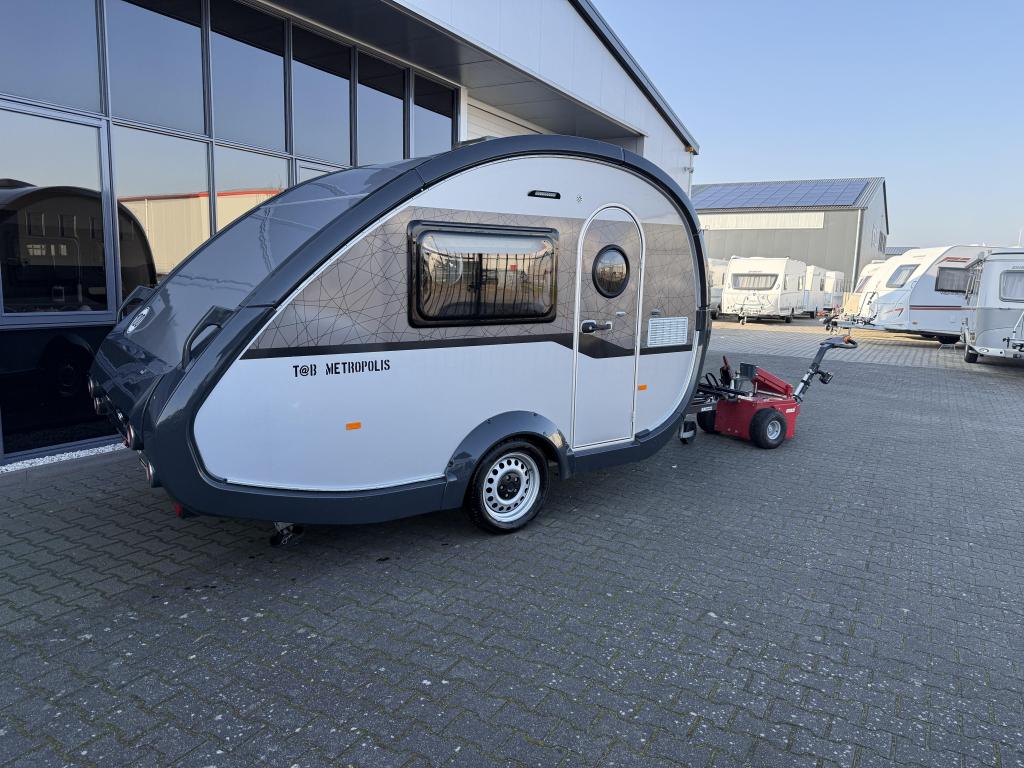 T@B Metropolis 320 RS Bed/Zit slechts 655kg Tent Luifel 2019, Caravans en Kamperen, Dwarsbed, Schokbreker, Tot en met 2, Bedrijf
