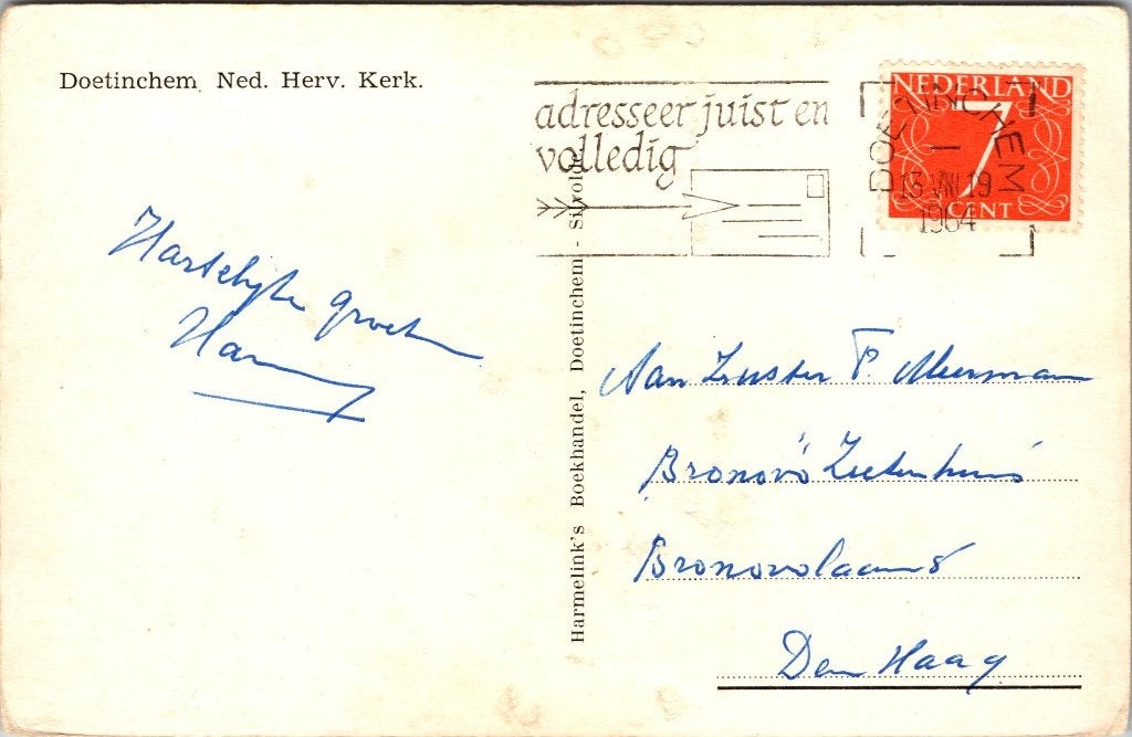 Doetinchem - 11 ansichtkaarten kerken, Verzenden, 1960 tot 1980, Gelopen, Gelderland