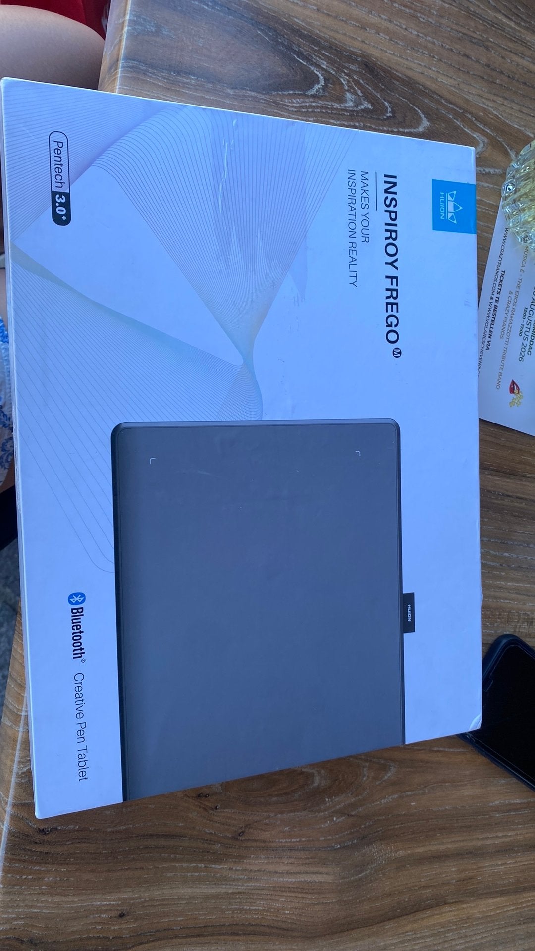 Huion inspiroy frego, Computers en Software, Verzenden, Zo goed als nieuw, Draadloos