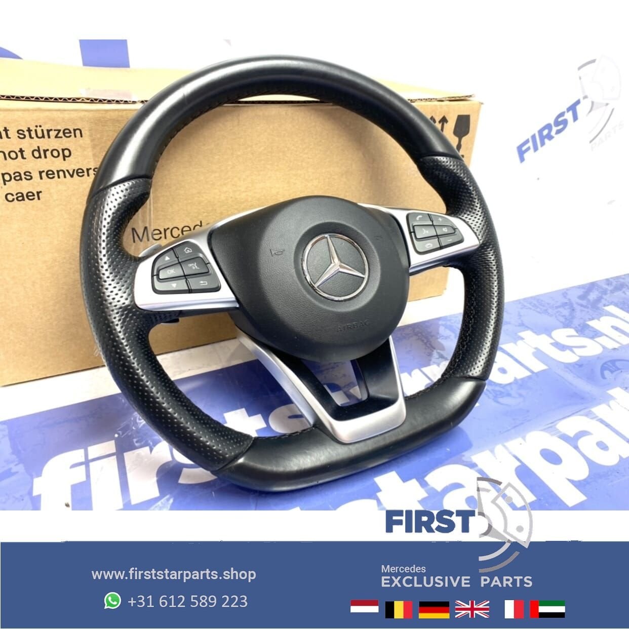 AMG STUUR + AIRBAG W205 C205 W253 C253 W212 W166 W218 Merced, Auto-onderdelen, Interieur en Bekleding, Gebruikt, -, Ophalen of Verzenden