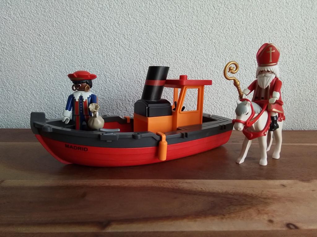 Playmobil sinterklaas met boot en piet, Kinderen en Baby's, Speelgoed | Playmobil, Ophalen of Verzenden
